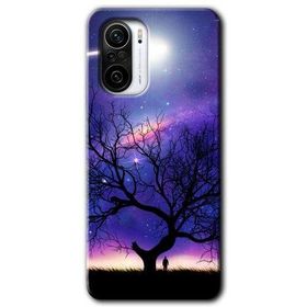 Xiaomi Redmi K40 Pro Uzay Silüet Baskılı Uyumlu Silikon Kılıf