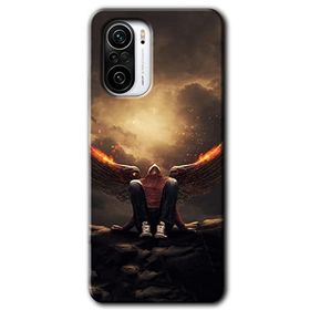 Xiaomi Redmi K40 Pro Wings of Power Baskılı Uyumlu Silikon Kılıf