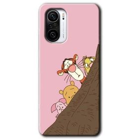 Xiaomi Redmi K40 Pro Winnie the Pooh Baskılı Uyumlu Silikon Kılıf
