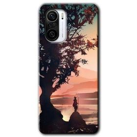 Xiaomi Redmi K40 Pro Yalnız Savaşcı Baskılı Uyumlu Silikon Kılıf