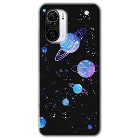 Xiaomi Redmi K40 Samanyolu Galaksi Baskılı Uyumlu Silikon Kılıf