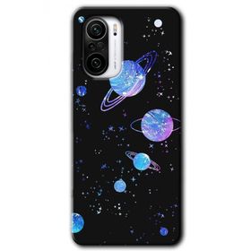 Xiaomi Redmi K40 Samanyolu Galaksi Baskılı Uyumlu Silikon Kılıf