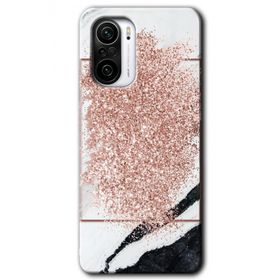 Xiaomi Redmi K40 Simli Mermer Baskılı Uyumlu Silikon Kılıf