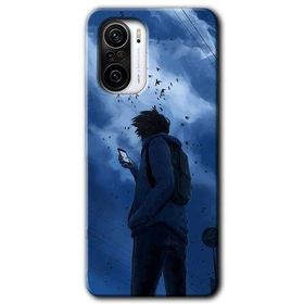 Xiaomi Redmi K40 Sonbahar Yalnızlığı Baskılı Uyumlu Silikon Kılıf