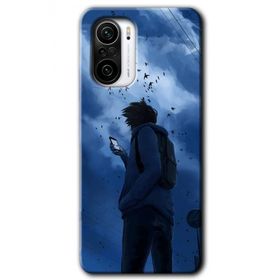 Xiaomi Redmi K40 Sonbahar Yalnızlığı Baskılı Uyumlu Silikon Kılıf