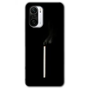 Xiaomi Redmi K40 Sönmüş Kibrit Baskılı Uyumlu Silikon Kılıf