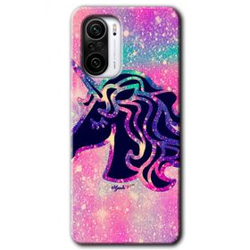 Xiaomi Redmi K40 Unicorn Kristal Baskılı Uyumlu Silikon Kılıf