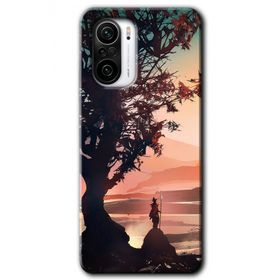 Xiaomi Redmi K40 Yalnız Savaşcı Baskılı Uyumlu Silikon Kılıf