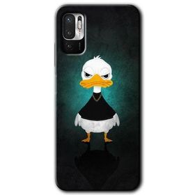 Xiaomi Redmi Note 10 5G Angry Duck Baskılı Uyumlu Silikon Kılıf