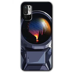 Xiaomi Redmi Note 10 5G Astronot Baskılı Uyumlu Silikon Kılıf