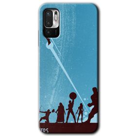 Xiaomi Redmi Note 10 5G Avengers Team Baskılı Uyumlu Silikon Kılıf