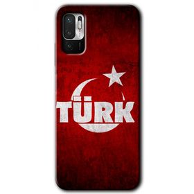 Xiaomi Redmi Note 10 5G Ayyıldız Türk Baskılı Uyumlu Silikon Kılıf