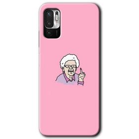 Xiaomi Redmi Note 10 5G Bad Grandmother Baskılı Uyumlu Silikon Kılıf