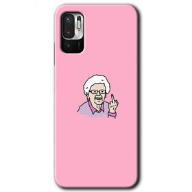 Xiaomi Redmi Note 10 5G Bad Grandmother Baskılı Uyumlu Silikon Kılıf