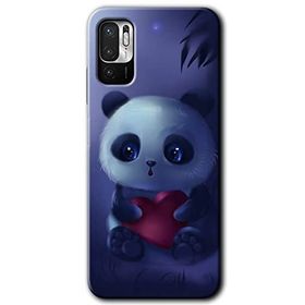 Xiaomi Redmi Note 10 5G Bebek Panda Baskılı Uyumlu Silikon Kılıf