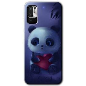 Xiaomi Redmi Note 10 5G Bebek Panda Baskılı Uyumlu Silikon Kılıf