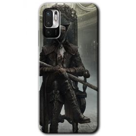 Xiaomi Redmi Note 10 5G Bloodborne Hunters Baskılı Uyumlu Silikon Kılıf