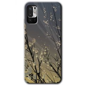 Xiaomi Redmi Note 10 5G Branches Flowers Baskılı Uyumlu Silikon Kılıf