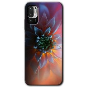 Xiaomi Redmi Note 10 5G Çiçek Motif Baskılı Uyumlu Silikon Kılıf