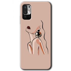 Xiaomi Redmi Note 10 5G Çizim Silüet Baskılı Uyumlu Silikon Kılıf
