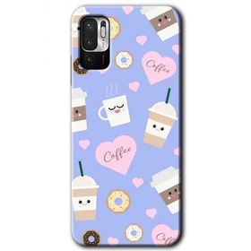 Xiaomi Redmi Note 10 5G Coffee Cake Baskılı Uyumlu Silikon Kılıf