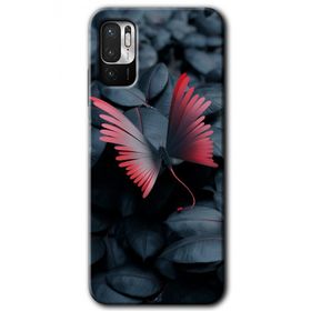 Xiaomi Redmi Note 10 5G Dark Butterfly Baskılı Uyumlu Silikon Kılıf