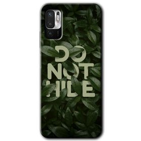 Xiaomi Redmi Note 10 5G Do Not Hide Baskılı Uyumlu Silikon Kılıf