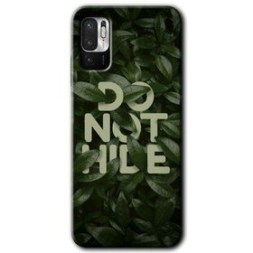 Xiaomi Redmi Note 10 5G Do Not Hide Baskılı Uyumlu Silikon Kılıf