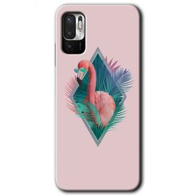 Xiaomi Redmi Note 10 5G Flamingo Baskılı Uyumlu Silikon Kılıf