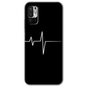 Xiaomi Redmi Note 10 5G Heart Rytm Baskılı Uyumlu Silikon Kılıf