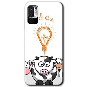 Xiaomi Redmi Note 10 5G İdea Lamp Baskılı Uyumlu Silikon Kılıf