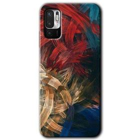 Xiaomi Redmi Note 10 5G Karma Boyalar Baskılı Uyumlu Silikon Kılıf