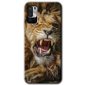 Xiaomi Redmi Note 10 5G King Lion Baskılı Uyumlu Silikon Kılıf