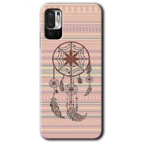 Xiaomi Redmi Note 10 5G Mandala Retro Baskılı Uyumlu Silikon Kılıf