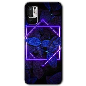 Xiaomi Redmi Note 10 5G Mekanik Yaprak 5 Baskılı Uyumlu Silikon Kılıf