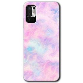 Xiaomi Redmi Note 10 5G Pembe Duman Baskılı Uyumlu Silikon Kılıf