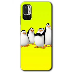 Xiaomi Redmi Note 10 5G Penguenler Baskılı Uyumlu Silikon Kılıf
