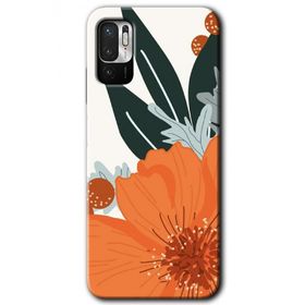 Xiaomi Redmi Note 10 5G Portakal Çiçeği Baskılı Uyumlu Silikon Kılıf