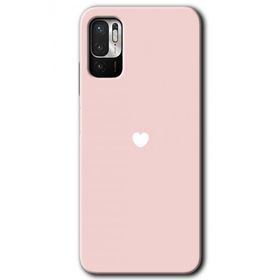 Xiaomi Redmi Note 10 5G Sade Kalp Baskılı Uyumlu Silikon Kılıf