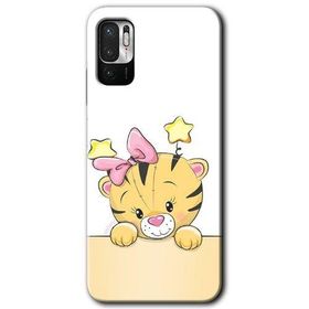 Xiaomi Redmi Note 10 5G Sevimli Kedi Baskılı Uyumlu Silikon Kılıf