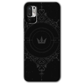 Xiaomi Redmi Note 10 5G Siyah Mandala 1 Baskılı Uyumlu Silikon Kılıf