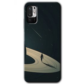 Xiaomi Redmi Note 10 5G Space Planet Baskılı Uyumlu Silikon Kılıf
