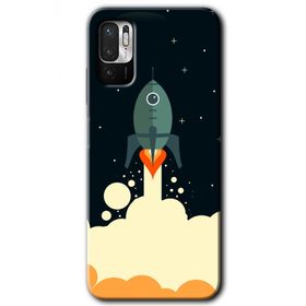 Xiaomi Redmi Note 10 5G Space Smoke Baskılı Uyumlu Silikon Kılıf
