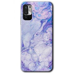 Xiaomi Redmi Note 10 5G Spots Lilac Baskılı Uyumlu Silikon Kılıf