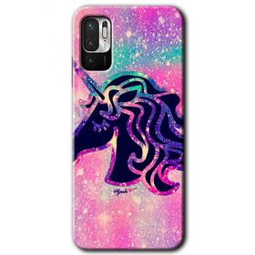 Xiaomi Redmi Note 10 5G Unicorn Kristal Baskılı Uyumlu Silikon Kılıf