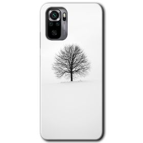 Xiaomi Redmi Note 10 Alone Tree Baskılı Uyumlu Silikon Kılıf