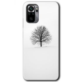 Xiaomi Redmi Note 10 Alone Tree Baskılı Uyumlu Silikon Kılıf