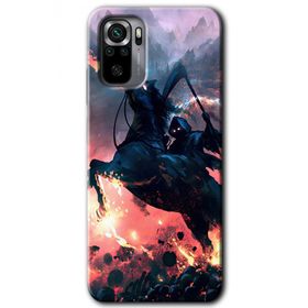 Xiaomi Redmi Note 10 Bloodhorne Baskılı Uyumlu Silikon Kılıf