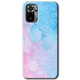 Xiaomi Redmi Note 10 Blue Art Baskılı Uyumlu Silikon Kılıf