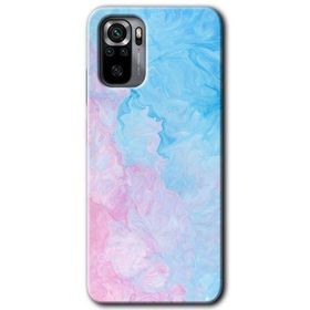 Xiaomi Redmi Note 10 Blue Art Baskılı Uyumlu Silikon Kılıf